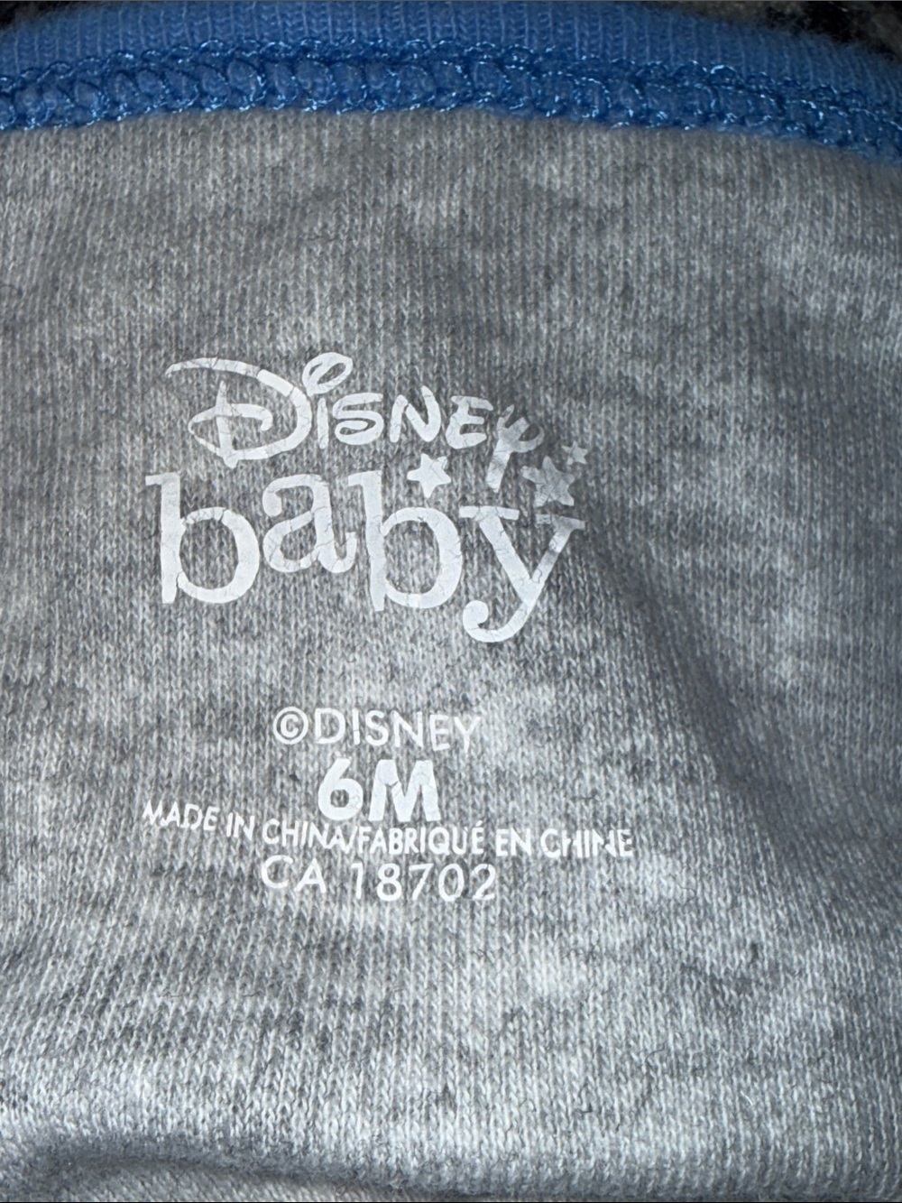 3-6m vintage Disney Mickey Mouse Baby t-shirt Jumper x2 Blue, Teal & White - Picture 3 of 7